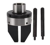 Pen Drilling Lathe Chuck Set 2 Inch Mini 2 Claw Alloy Steel Direct Thread 1INx8TPI Universal Replacement Parts for Woodworking Lathe Accessories