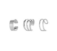 Pen Earrings Cuff Earrings 925 Sterling Silver Ear Cuff Earrings Non Piercing Cartilage Cuff Earrings Conch Cuffs Earrings For Women Non Allergic Earrings for Women (Silver, One Size)