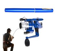 Pen Fishing Rod and Reel Combination Telescopic Rod with Reel for Fly Fishing - Portable Non-Slip 99 cm Pin for Reservoir River Sea Bridge Pond