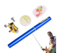 Pen Fishing Rod Combo Pen Fishing Rod and Reel Pocket Fishing Rod Portable Fishing Pen Fishing Rods with Pen Pen Pen Fishing Rod Pen for Hiking Fishing Rod