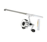 Pen Fishing Rod Reel Aluminum Pocket Pole with Stainless-Steel Compact Lightweight Fibre Glass Gear Portable for Enthusiast Collectors