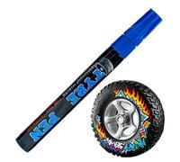 Pen for Writing on Tyres with Paint - Permanent Weatherproof Erasable Marker for Tyre Drawing - Drawing Pen for Rubber and Wood, for Vehicles Motorcycles, Bicycles Met