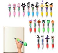Pen - Ghost Pumpkin Witch Holiday Pens - Smooth Quick-Drying 4-Colors Cute Writing Halloween Stationery Tool for Studying Business Teacher School Beautiful Design