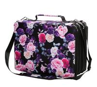 Pen Holder Case - Portable Organizer Storage Bag for Markers, Gel Pens, Makeup Brushes and Art Supplies, Ideal for Amateurs, Students, Artists and, multi-coloured, 35x26x13cm, Refer to description