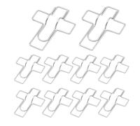 Pen Holder Clip - 10 Piece Metal Reusable Organizer,Notebook And Paper Clip And Planner Holders - For Students And Teacher And Office And School And Desk And Clipboard And Book And Planner And Folder