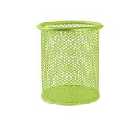Pen Holder Cup Metal Mesh Pencil Holder Desk Pencil Cup Round Pen Organizing Cup Office Pen Organizer Cute Pencil Organizer for School Green
