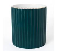 Pen Holder for Desk, Ceramic Pencil Cup Office Desk Organizer, Makeup Brush Holder, Green