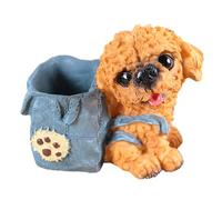 Pen Holder for Desk Puppy - Cute Dog Pencil Cup Organizer, Decorative Animal Stationery Container for Office, Study Table, School, Home Décor | Fun Storage Solution Or Pens, Brushes, and Supplies