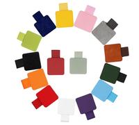 Pen Holder for Notebook, 15 Pack Pen Loops for Bullet Journal Accessories, 0.4x0.4cm/0.18x2.1cm Book Clip