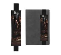 Pen Holder for Notebook Adjustable Elastic Band Pencil Holder Brown Labrador Retriever Bookmark PU Leather Pen Sleeve Pouch Pencil Case Book Marks Page Marker for Planners Journals Book