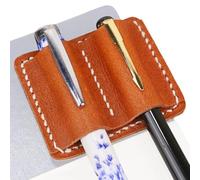 Pen Holder For Notebook - Handmade Small Notebook Pen Holder | Travelers Book Sleeve For Planners Bibles Clipboards | Fór Planner Student Backpack Desk Classroom Office Journal Wall