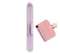 Pen Holder for Tablets, Magnetic Silicone Case | General Self Adhesive Case for 8 Centimeters, Portable Cover Two In For From Grams To For Two Tablets, purple, Please refer to the description