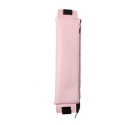 Pen Holder Leather Sleeve Pouches with Adjustable Elastic Bands Zippered Holder for Notebook Planner Journal Secondary School Girls