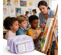 Pen Holder Provision - Huge Volume Sleeve, Pretty Visual Pack, Bookstore Stowing Tool, Arranged Table System | System For Ladies Guys Workplace Trip University Study Room Nib Felt-tip Academy