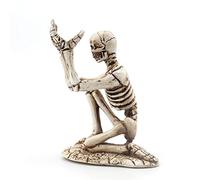 Pen Holder, Skull Pen holder, Resin Pen Organizer, Creative Office Desktop Storage Accessories, Halloween Skull Decoration for Office, Home