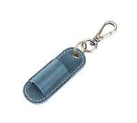 Pen Holder with Keychain Portable Pen Holder Clip PU Leather Ball Point Marker Pen Pencil for Neck Pen Holder