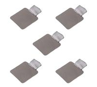 Pen Loop Holder 5Pcs Leather Pen Loop Self Adhesive Holder for Notebook with Elastic Portable for Notebook Journals Planners for