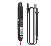 Pen Multimeter 6000 Counts Digital Multimeter With Lcd Backlight Flashlight Ncv Auto Off For Voltage Current Capacitance Diode Continuity Test For Household And Automotive Use (Without Phase Sequence)