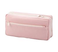 Pen Pencil Case Pencil Bag Simple Pencil Case Pen Pencil Bag Zipper Canvas Large Capacity Pencil Holder Box