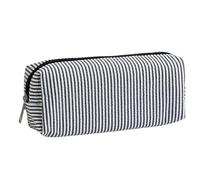 Pen Pouch - Seersucker Pencil Pouch Stationery Case,Portable Organizer School Supplies for Brushes Makeup Purse Daily Classroom Art Class Office Work Desk Home Birthday Preschool