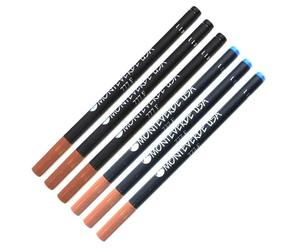 Pen Savings Combo Pack, Monteverde Soft Roll Rollerball 777 Pen Refills Compatible with Hauser Open Ceramic TC 777F and 777SF Pens, 6 Pack (Assorted (3 Black/3 Blue))