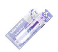 Pen Shape Dotted Tape 6mm Wide Double Side Dotted Tape Clear Adhesive Sticker for Scrapbooking Card Making Pen Shape Glues Applicator