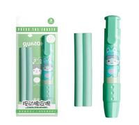 Pen Styles Erasers Painting Pencil with Refills Retractable Mechanical Cartoon Pen Retractable Mechanical Pencil Cartoon Painting Eraser for School