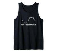 Pen Tool Design Master Graphic Illustrator Art Designer Tank Top