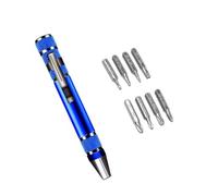 Pen Type Screwdriver, Precision Screwdriver Set, Tool, DIY, Phillips, Slotted, 8-in-1 Mini Screwdriver Set, Replaceable Type, Magnet, Convenient, Portable, Flathead Screwdriver (1.5, 2.0, 3.0, 3.5