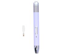 Pen USB Rechargeable Luminous Craft Tool with Light Head Multifunctional DIY Accessories for Cross Stitch Applique Nail Art ABS Material White Warm Light (Taro Purple (1 Single Diamond tip))