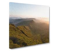 Pen y Fan in the Brecon Beacons Wales Canvas Wall Art Print 14x14 Inch