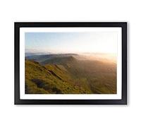 Pen y Fan in The Brecon Beacons Wales Framed Print | A2 Black Framed Wall Art | Ready to Hang | Modern Nature Picture | Living Room Bedroom Lounge Office