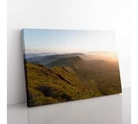Pen Y Fan In The Brecon Beacons Wales Modern Art Canvas Print 30x20 Inch