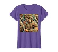 Penachos Aztecas Mexico Aztec Warrior Costume Mayan Jaguar T-Shirt