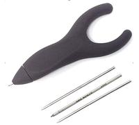 Penagain Ergosof, Ballpoint Pen, Black Pen with 2 Black Refills, 1 Blue Zebra Refill