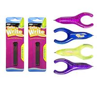 PenAgain Twist 'n Write Pencil Assorted Colors 4 Count (00071) Bundle with 10 Count Refills
