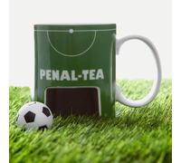 Boxer Gifts Penal-Tea Football Gift Mug - Novelty Presents For Him, Green