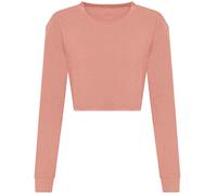 PENCARRIE AWDis Ladies Long Sleeve Cropped T-Shirt JT016
