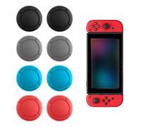 Pence & Moon Collective 4 Pairs Suitable for Switch Thumb Grips, Compatible with Nintendo Wwitch Thumb Grips, Easy Installation for 3D Grips Caps (4 colors)
