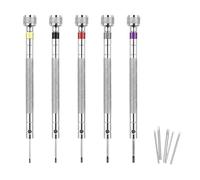 Pence & Moon Collective 5 Pcs Watch Screwdriver Set, Watchmakers Screwdriver Set, Comes with 5 replacement parts in different sizes for Glasses & Clock Repair