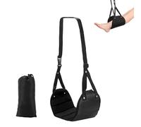 Pence & Moon Collective Adjustable Foot Hammock for Flight, Lightweight Airplane Essentials, Best Airplane Gadgets Provides Relaxation and Comfortable for Long Flight