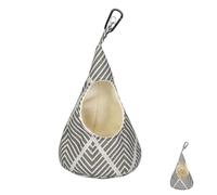 Pence & Moon Collective Conical Peg Bags for Washing Line Peg Bag for Storage, Washable Clothes Peg Bag, Reusable Laundry Storage for Clothespin Storage Bag (Grey)
