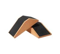PENCHEAK 1Pair Cork Squat Wedges Block Calf Stretcher Professional Squat NonSlip Slants Board Raise Block for Squats Ankle and Stretching