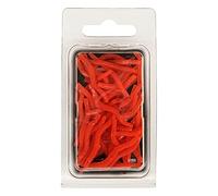 PENCHEAK 20 / 50Pcs Soft Fishing Lures for Bass Soft Swimming Earthworm Baits Lifelike-Fake Baits Artificial Worm Lifelike-fake Bloodworm-grub