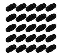 PENCHEAK 25pack Fashion Double Rings Fishing Signals Bells Glowing for Bites Detection Various Environment Lake Fishing Bells