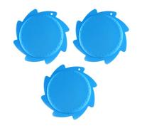 PENCHEAK 3 Pack Foldable Silicone Sprinkler Disc Outdoor Water Activity Toy for Parent Child Interaction Vacation Fun Silicone Sprinkler Flying Plate