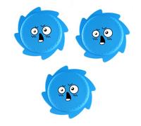 PENCHEAK 3 Pack Foldable Silicone Sprinkler Disc Outdoor Water Activity Toy for Parent Child Interaction Vacation Fun Silicone Sprinkler Flying Plate