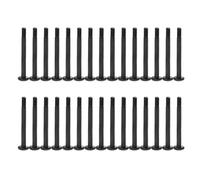 PENCHEAK 30 Pieces For Case Fan Screws Fan Mounting Screw Radiator Screw Flat For Head Tapping Screw Set Water Cooling Radiator D Fan Mounting Screw Pc