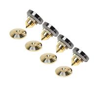 PENCHEAK 4pcs Subwoofer Stand Feet Metal Foot Pads Accessory Minimize Vibrations Maximize Stability Subwoofer