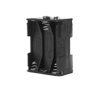 PENCHEAK Black Double Side Battery Holder 6x1.5V AA Buckle Box For Case Cell Clip Container Spring Buckle Battery Box Replace